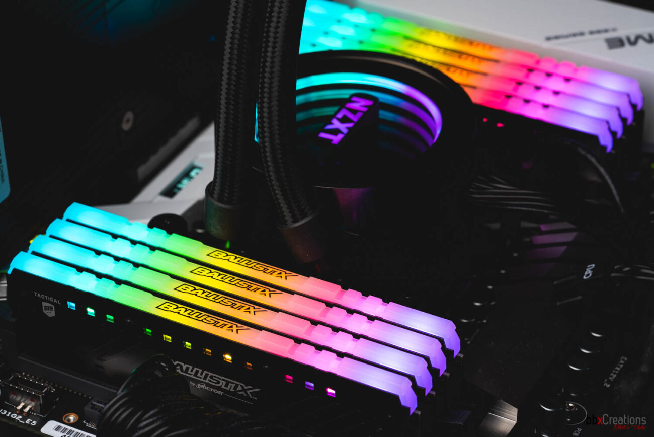 rgb hardware ram ddr4 crucial ballistix tracer